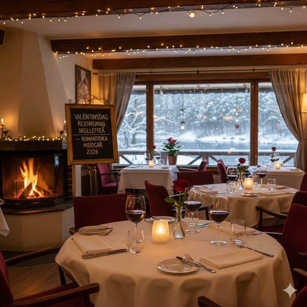 Valentinsdag Restaurang Skellefteå – Romantiska Middagar 2026