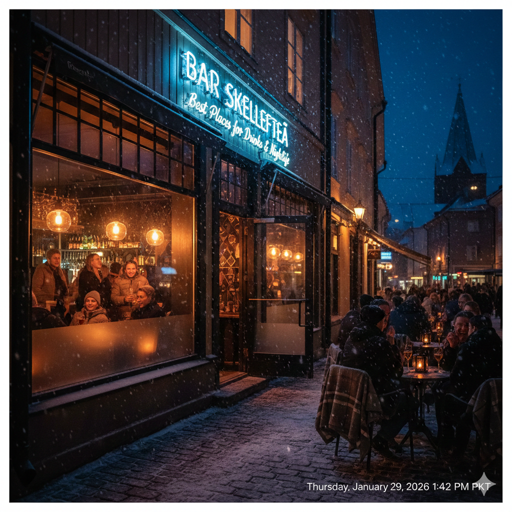 Bar Skellefteå – Best Places for Drinks & Nightlife