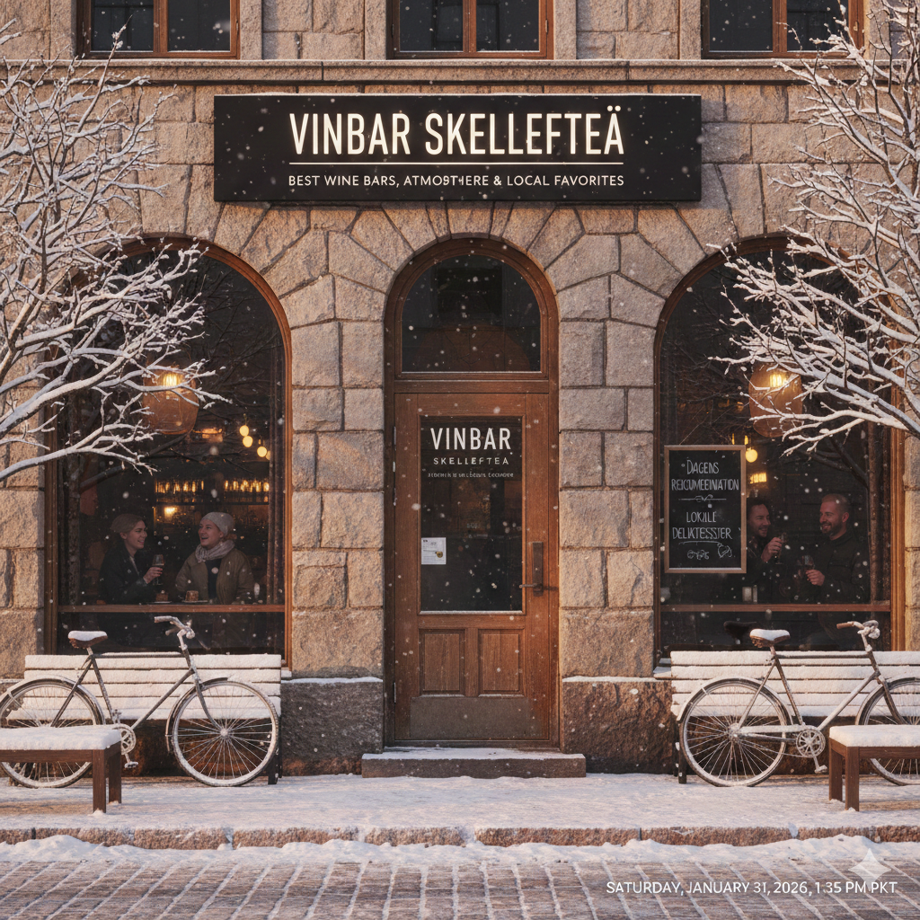 Vinbar Skellefteå – Best Wine Bars, Atmosphere & Local Favorites