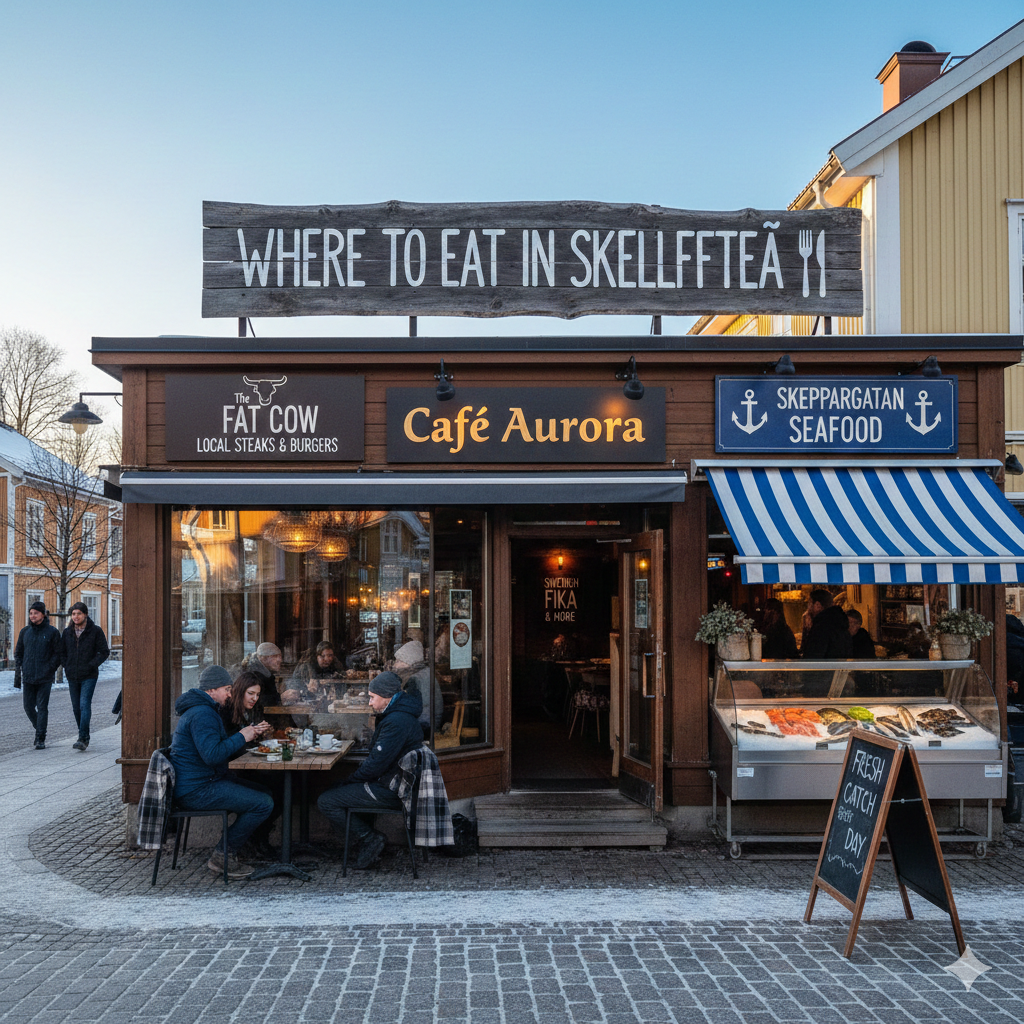 🍽️ Where to Eat in Skellefteå – Top Restaurants & Cafés