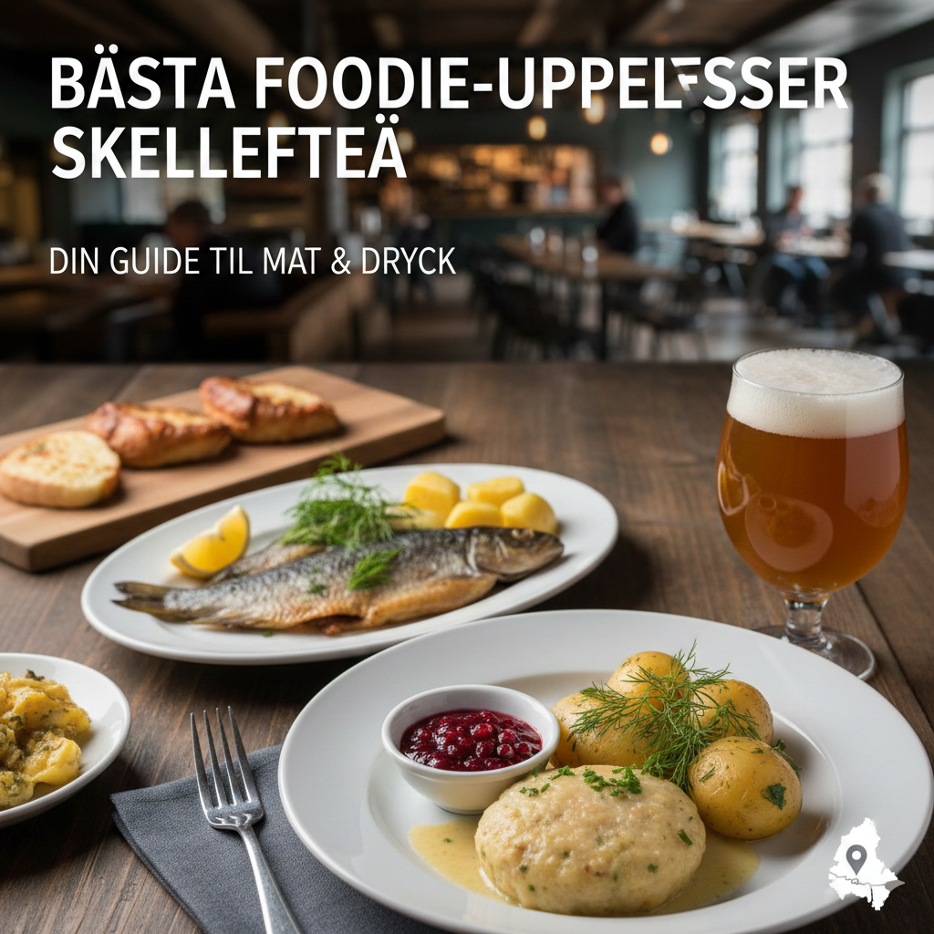 Bästa Foodie-Upplevelser i Skellefteå – Din Guide till Mat & Dryck