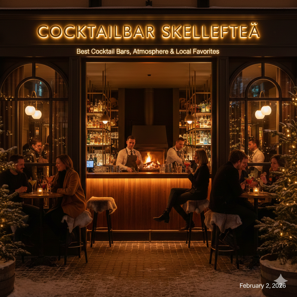 Cocktailbar Skellefteå – Best Cocktail Bars, Atmosphere & Local Favorites