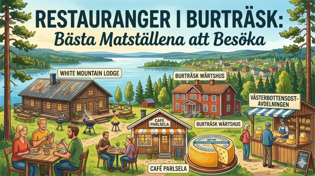 Restauranger i Burträsk: Bästa Matställena att Besöka